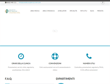 Tablet Screenshot of casadicurapetrucciani.com